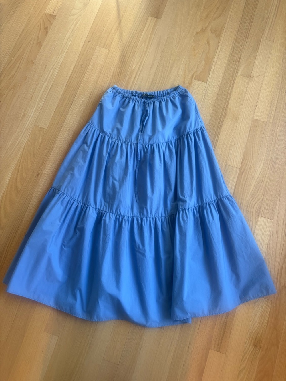Zara midi/ maxi skirt ocean blue size xs